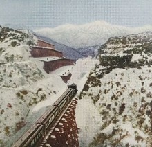 1927 Cajon Pass Summit Railroad Southwest Plate Print California Santa Fe DWPP13 - $39.99