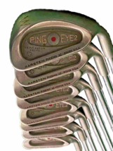 Ping Eye2 Plus Iron Set Red Dot 3-PW ZZ Lite Stiff Steel 5i 38" Factory Grips RH - $164.25