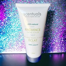 SCENTUALS Radiance Facial Scrub w/ Hyaluronic Acid Full Sz NWOB &amp; Sealed 3.38 oz - £19.07 GBP