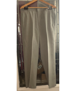 Haband Executive Division Dress Pants Mens 36X32 Tan Regular Fit Pockets - €12,74 EUR