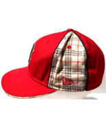 Boston Red Sox Hat 59FIFTY Plaid Mens 7 1/4 New Era Premium Cap Fitted R... - £17.47 GBP