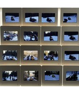 35mm Slides Lot Snowmobiling Snowmobiles Colorado 1980 Winter Snow Color - $304.60 MXN