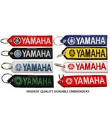 YAMAHA Keychain Patch Motorcycle Boats Jet Ski | 2-Sided Embroidered Fab... - $12.95