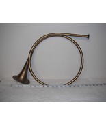 Vintage Brass Horn Bugle Trumpet French Fox Hound 18x13 Wall Christmas H... - £6.98 GBP