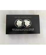 Morgan and Peace Dollar 2023 Two-Coin Reverse Proof Set ( 23XS)  - $180.00