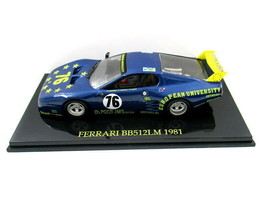 Ferrari BB512LM # 76 24h Le Mans Año 1981 + Expositor, Azul Altaya Escala 1:43 - £32.85 GBP