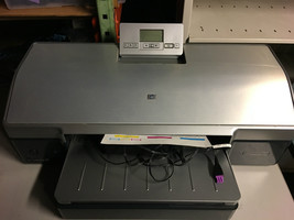 HP Photosmart 8750 Photo Color Wide-format Inkjet Printer - works! - $125.55