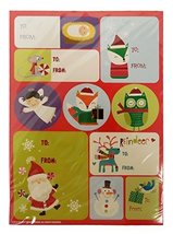 The Gift Wrap Company Self-Adhesive Holiday Label Sheets, Character Craze - £5.52 GBP