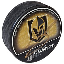 Shea Theodore Vegas Golden Knights Signed 2023 Stanley Cup Puck Beckett Auto - £69.79 GBP