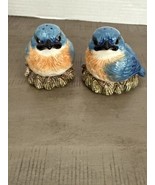 Vintage Blue Bird - Salt and Pepper Shakers - From Big Sky Carvers - Nev... - $27.28 CAD