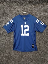 Andrew Luck 12 Indianapolis Colts Jersey Blue Youth XL NFL Football - £21.85 GBP