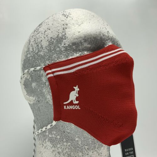 Primary image for Kangol Red | White Face Mask NWT