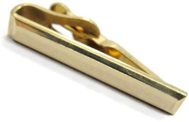 1 1/4&quot; Vintage Neck Tie Clip Signed Swank 12K Yellow Gold Filled Classic Bar  - £79.75 GBP