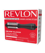 Revlon One-Step Hair Dryer &amp; Volumizer Titanium Max Edition 2.4&quot; Inch Ba... - $79.19