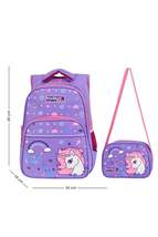 Licensed Lilac Little Horse Patterned Girl Primary School Backpack And L... - £54.07 GBP