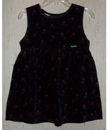 EXCELLENT GIRLS OSHKOSH B&#39;gosh BLACK FLORAL DRESSY SLEEVELESS DRESS  SIZ... - $31.90 CAD