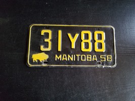 1958 Manitoba License Plate - $29.33