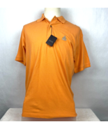 IZOD Golf Polo Shirt Men&#39;s M Orange Short Sleeve Collar NWT - £14.23 GBP