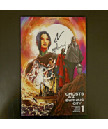 Ghosts in a Burning City #1 By Justin Zimmerman signed 7x by creators  V... - £78.39 GBP