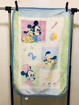 Disney Baby Mickey Mouse Minnie  Mouse Pluto Fleece Blanket - £77.84 GBP
