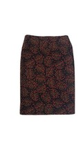 Lularoe Cassie Skirt Small Rust and Yellow Print Pencil Skirt  - £19.47 GBP