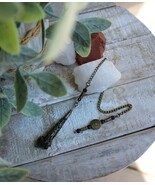 Moldavite Pendulum 1.15 Gram with Red Garnet Beads  ~Powerful~ - $2,564.94 MXN