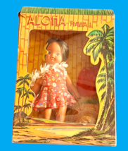 Vtg 1974 Hawaiian Girl Vinyl Doll Kit NIB Anekona Hong Kong 70s Aloha Maile - $360.88 MXN