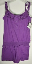 ORageous Girls Solid One Piece Romper in Bright Violet Size (S) 8 New wi... - £6.00 GBP