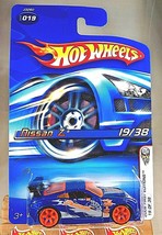 2006 Hot Wheels #19 First Editions 19/38 NISSAN Z Blue w/Red A6 Spokes &#39;06 Card - £14.67 GBP