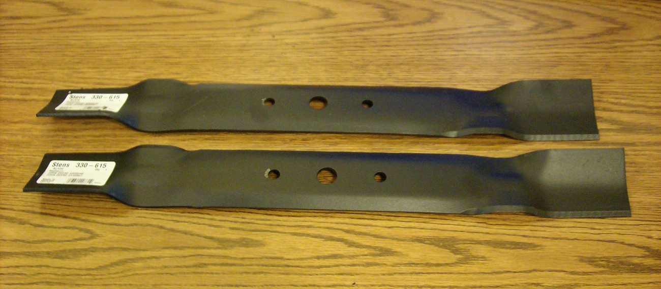 Blades for 42" cut John Deere, Scotts L100, L108, L110, L111, GX20249 / GX20819 - $21.99