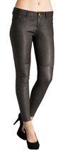 Leather Pants Leggings Size Waist High Brown Women Wet S L Womens 14 6 L... - £76.00 GBP