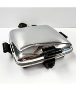 Vintage Westinghouse Waffle Maker Chrome Model SG-WB-521  Tested - $69.99