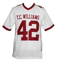 Bertier #42 T.C.Williams The Titans Movie New Men Football Jersey White Any Size image 4