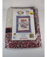 Looney Tunes USA Taz Basketball Olympic Cotton Throw 100% Cotton 46&quot;x80&quot;... - $32.99