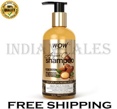 WOW Skin Science Moroccan Argan Oil Shampoo For DryHair/Dandruff/Hair Loss 300ml - £25.57 GBP