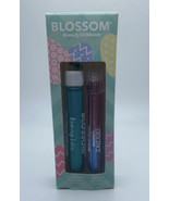 Blossom Beauty In Bloom, Pink &amp; Blue Crystal Lip Gloss, Teal Colored Mas... - $120.71 MXN