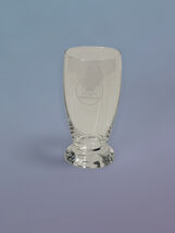 Virgin Atlantic Wine Glass Clear 4" Airline Collectible - $6.99