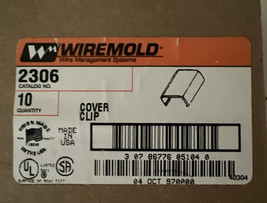 Box Of 10 WIREMOLD LEGRAND 2306 NM Cover Clip 2300 Series Ivory - £7.79 GBP
