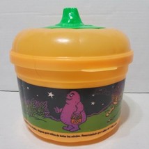 McDonald&#39;s Halloween Trick Or Treat Bucket 1993 USA Cookie Cutter Lid Grimus - £9.06 GBP