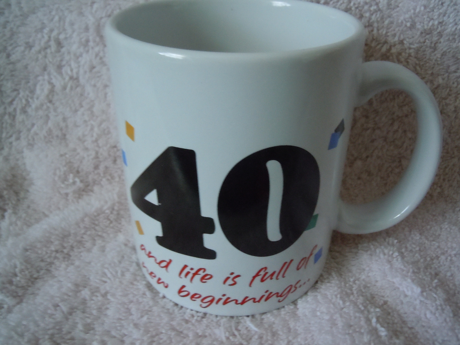 40th Birthday Mug Hallmark New - $2.99