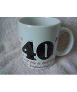 40th Birthday Mug Hallmark New - £2.34 GBP