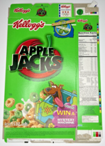 2005 Empty Apple Jacks Scooby Doo 15OZ Cereal Box SKU U200/257 - $18.99