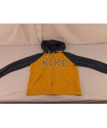 Children Youth Boy&#39;s Nike The Athletic Dept. Full Zipper Yellow Hoodie 3... - $249.85 MXN