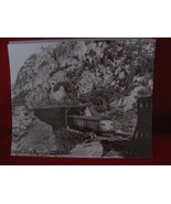 Vintage Railroad Train on Donner Summit &amp; Snowshed Real  Black &amp; White p... - £6.04 GBP