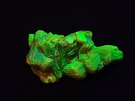 4.1 Gram  Meta -autunite Crystal, Fluorescent Uranium Ore - £46.42 GBP