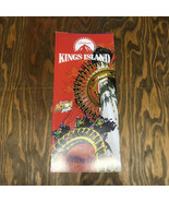 Kings Island Ohio amusement park 1999 park brochure pamphlet attractions  - €16,87 EUR