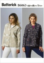 Butterick Sewing Pattern 6063 Jacket Coat Misses Size 16-24 - $8.99