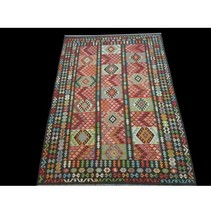 Stunning 8x11 Hand-Knotted Flat Weave Kilim Rug PIX-29317 - $782.99