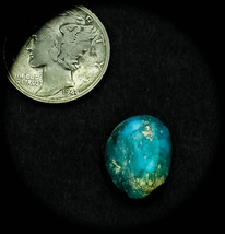 6.5 cwt. Rare Vintage High Dome Royston Turquoise Cabochon - $36.00