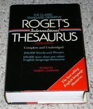 Roget&#39;s International Thesaurus by Peter Mark Roget,... - £14.93 GBP